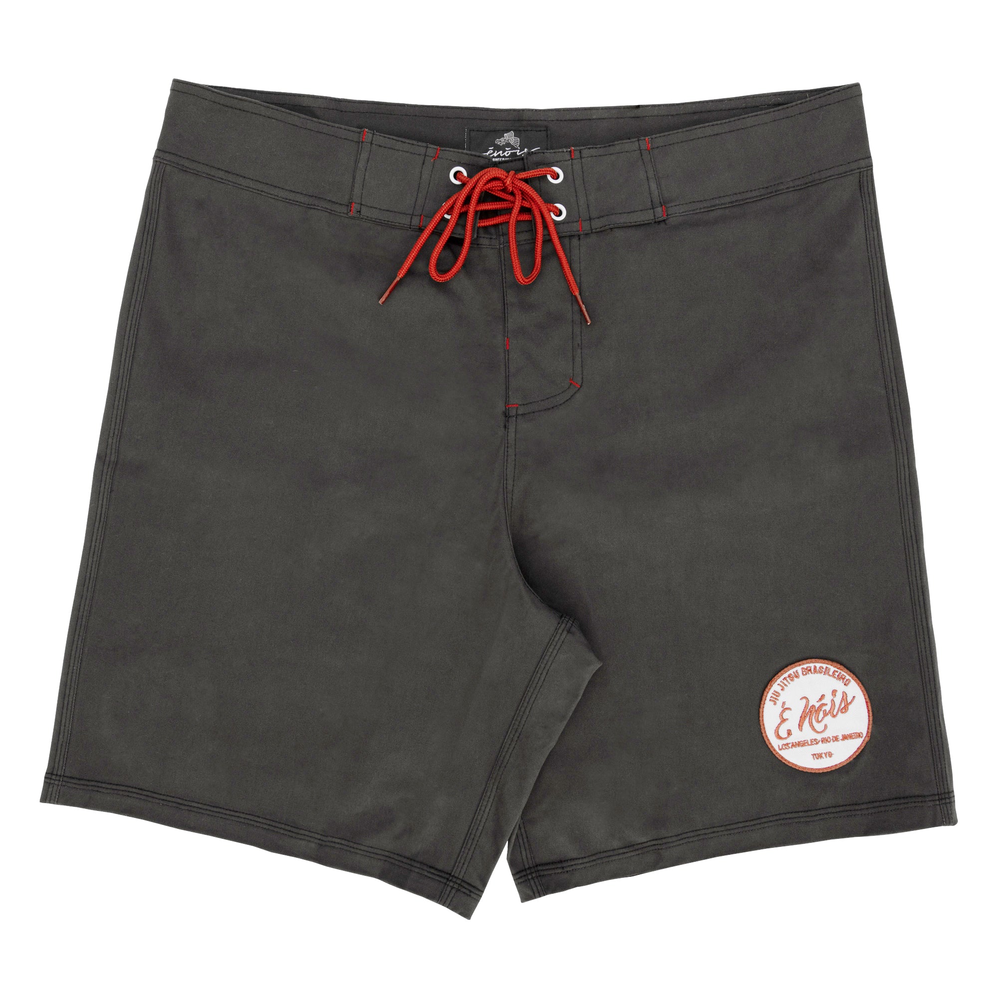 Patch Cotton Stretch Grappling Shorts | Long Version